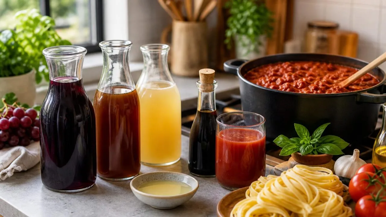 What Can I Substitute For Red Wine In Spaghetti Sauce