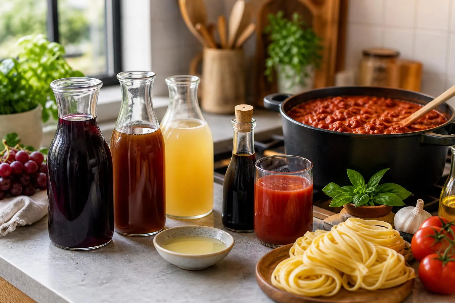 What Can I Substitute For Red Wine In Spaghetti Sauce