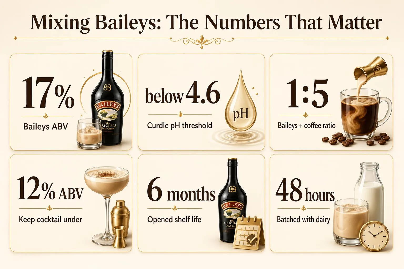 Mixing Baileys: The Numbers That Matter — key facts at a glance