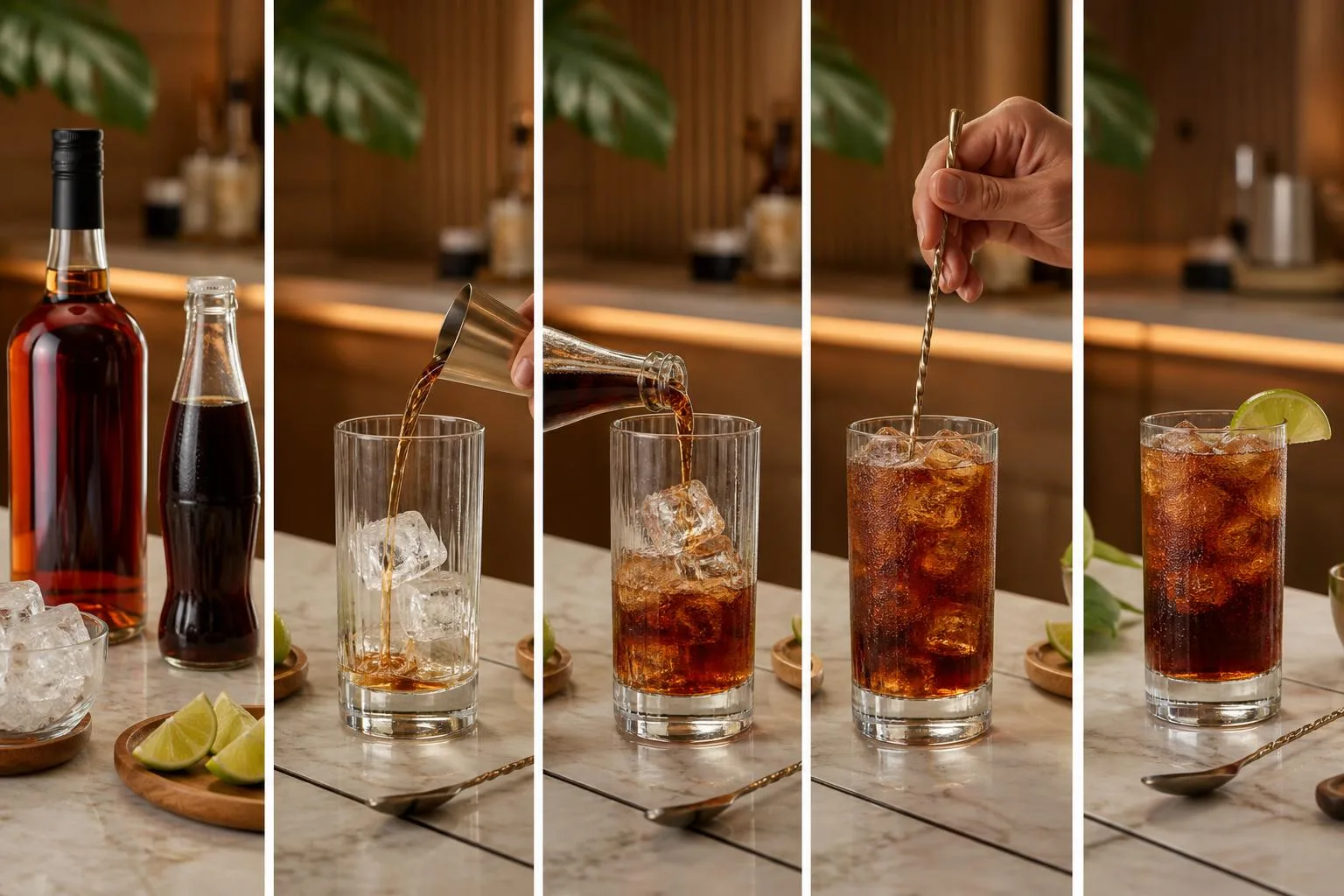What Do You Call A Rum And Coke?, broken down step by step