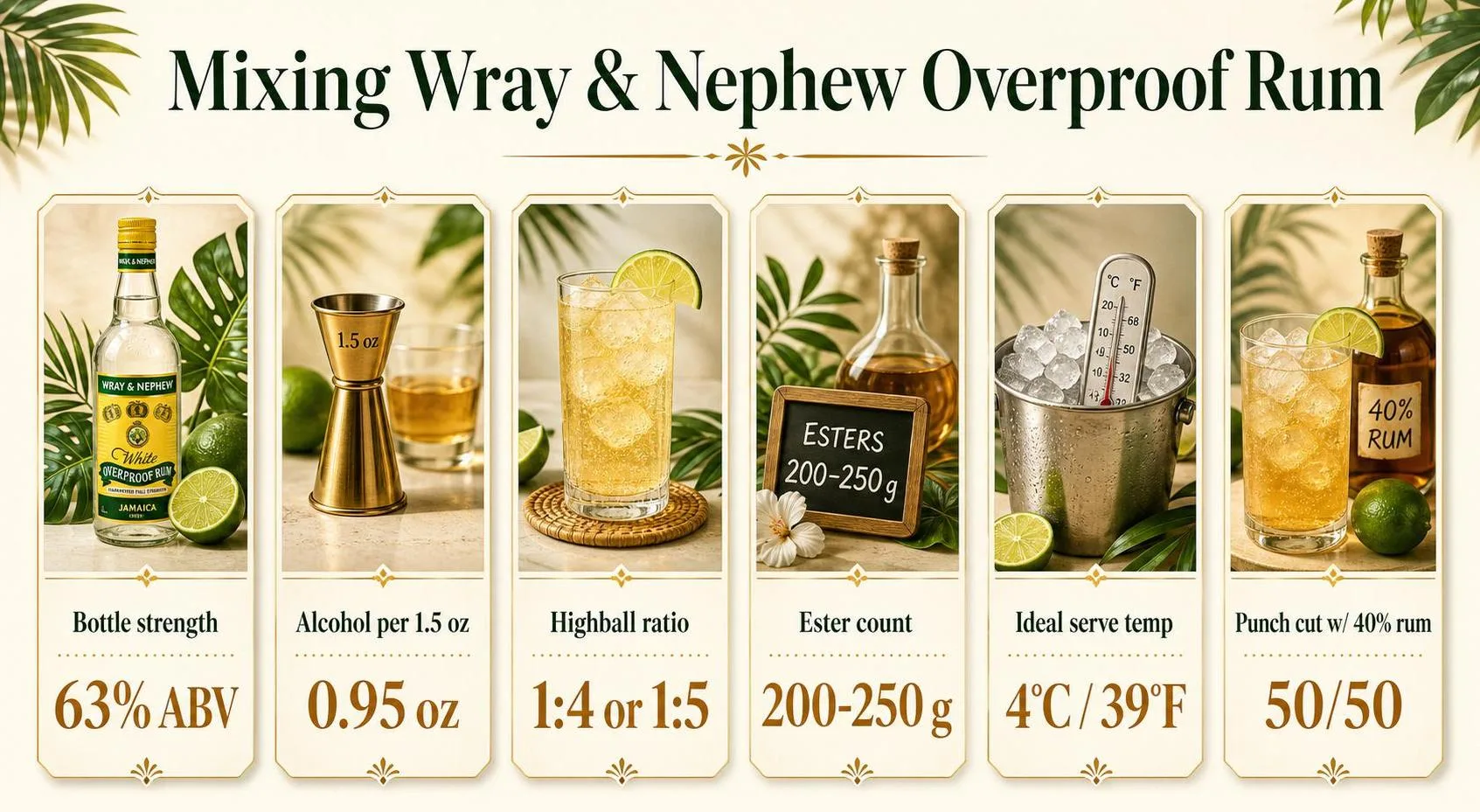 What Do You Mix With Wray And Nephew Rum? 1 Mixing Wray & Nephew Overproof Rum — key facts at a glance