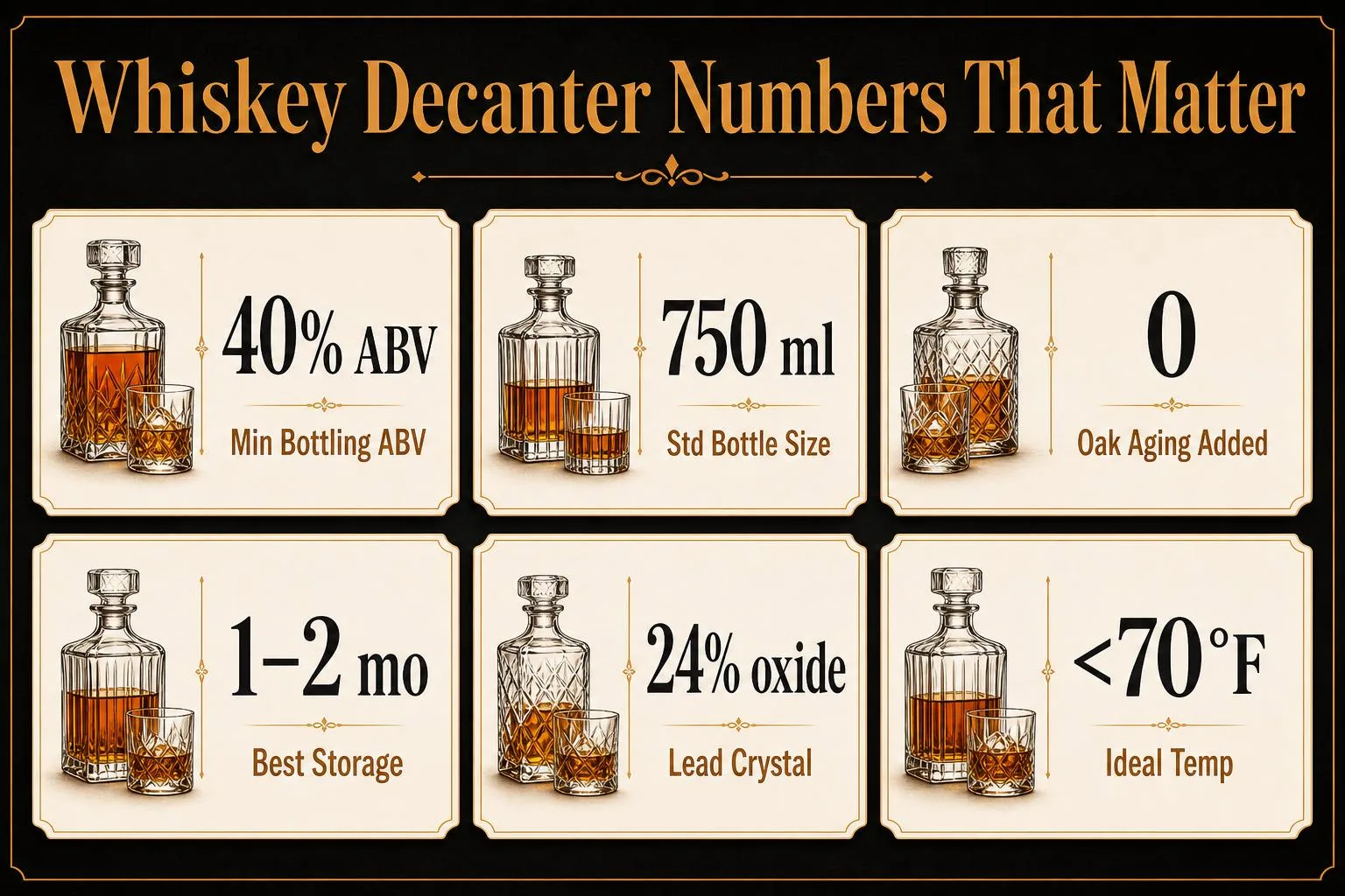 What Does A Whiskey Decanter Do? 1 Whiskey Decanter Numbers That Matter — key facts at a glance