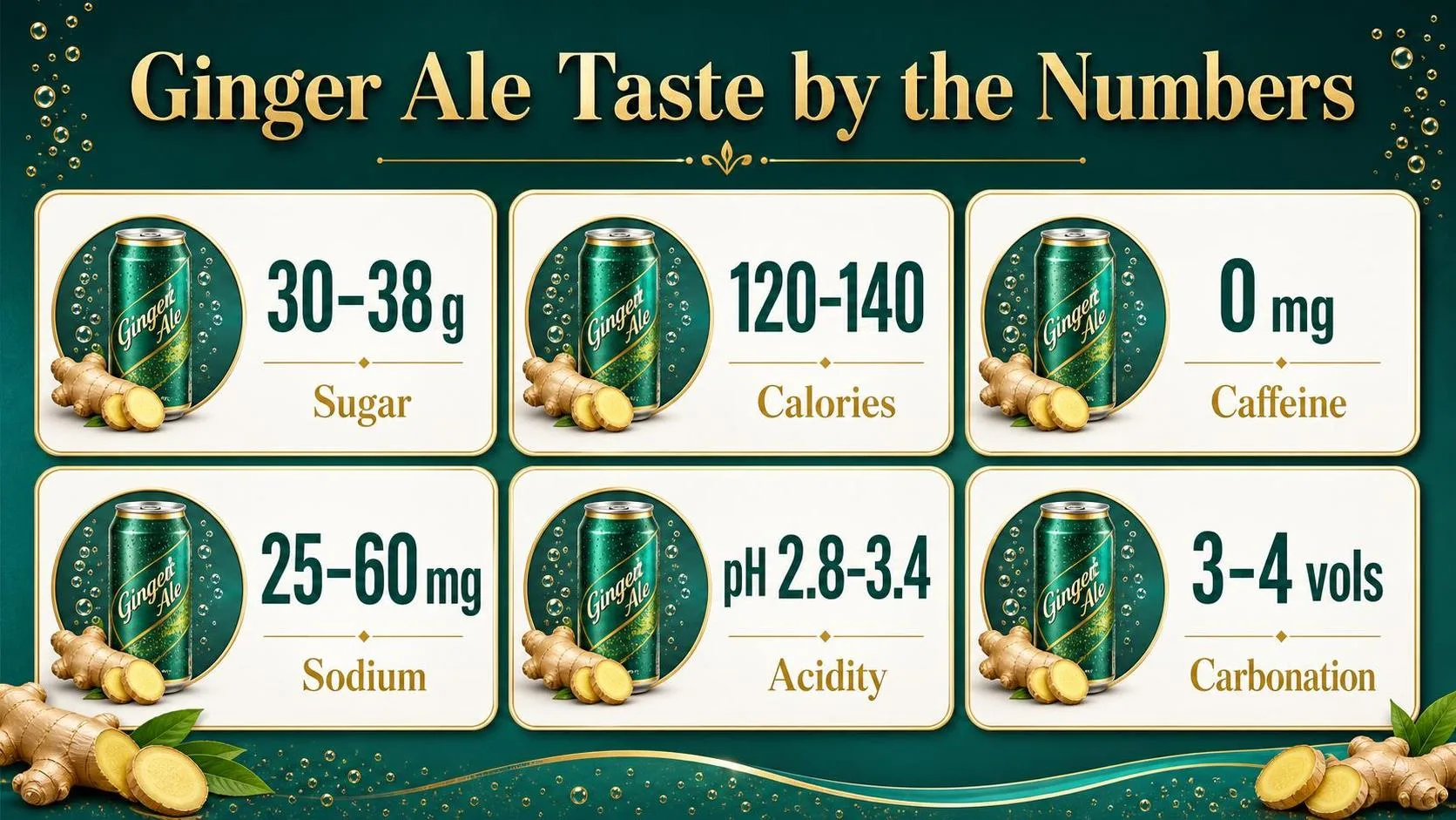 What Does Ginger Ale Taste Like? Get the Answer 1 Ginger Ale Taste by the Numbers — key facts at a glance