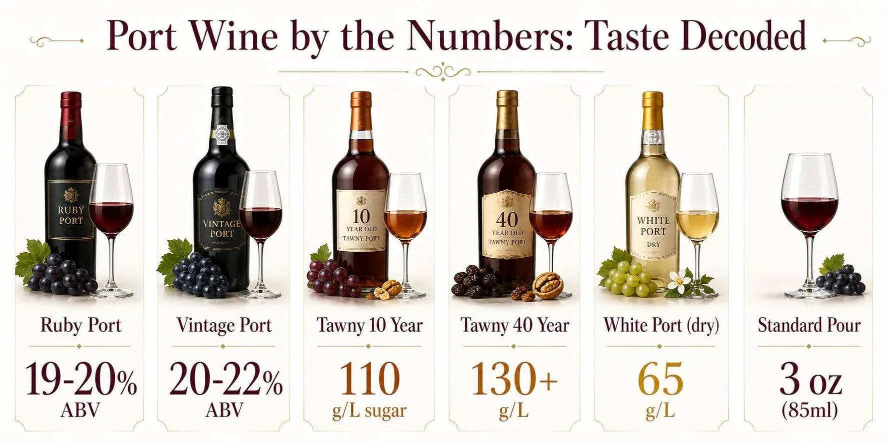 Port Wine by the Numbers: Taste Decoded — key facts at a glance