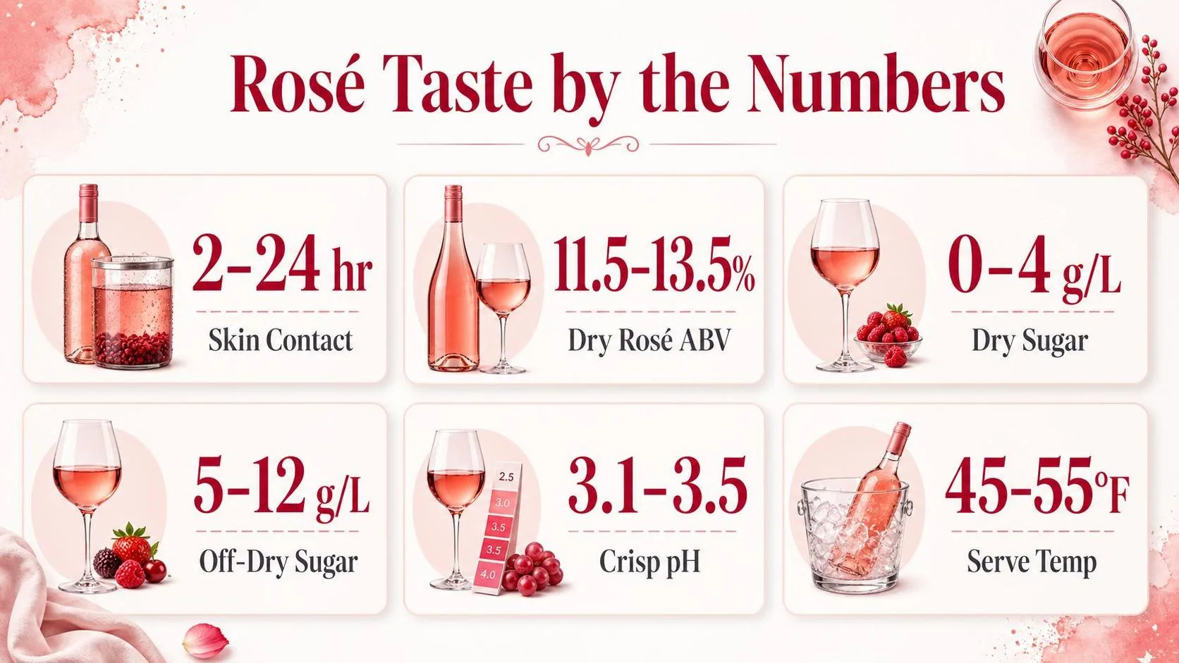 Rosé Taste by the Numbers — key facts at a glance