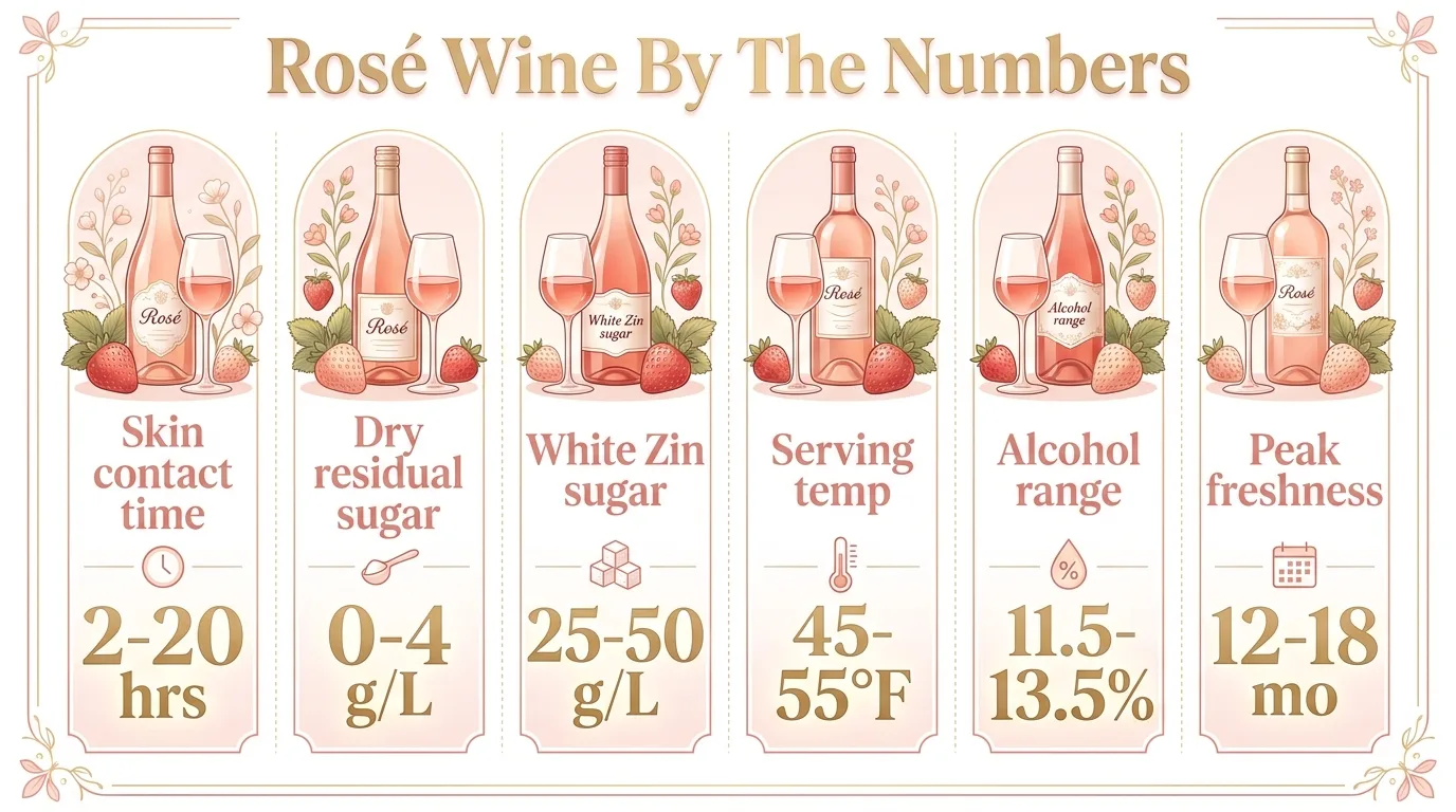 What Does Rose Wine Taste Like? What You Need to Know 1 Rosé Wine By The Numbers — key facts at a glance