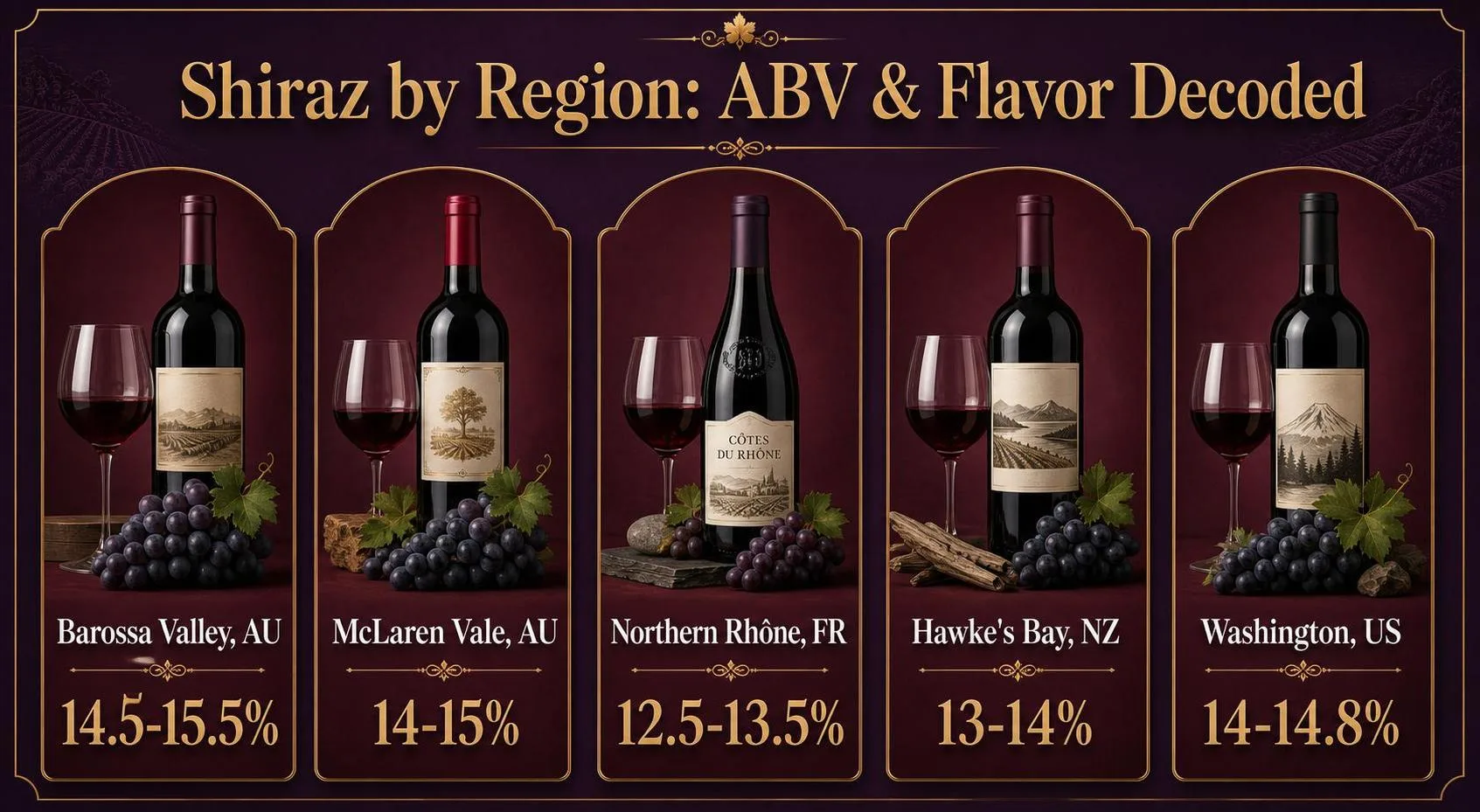 Shiraz by Region: ABV & Flavor Decoded — key facts at a glance