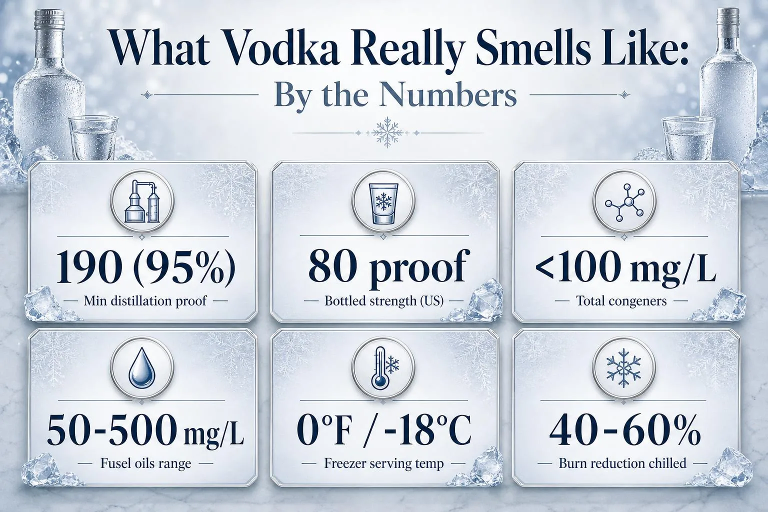 What Vodka Really Smells Like: By the Numbers — key facts at a glance