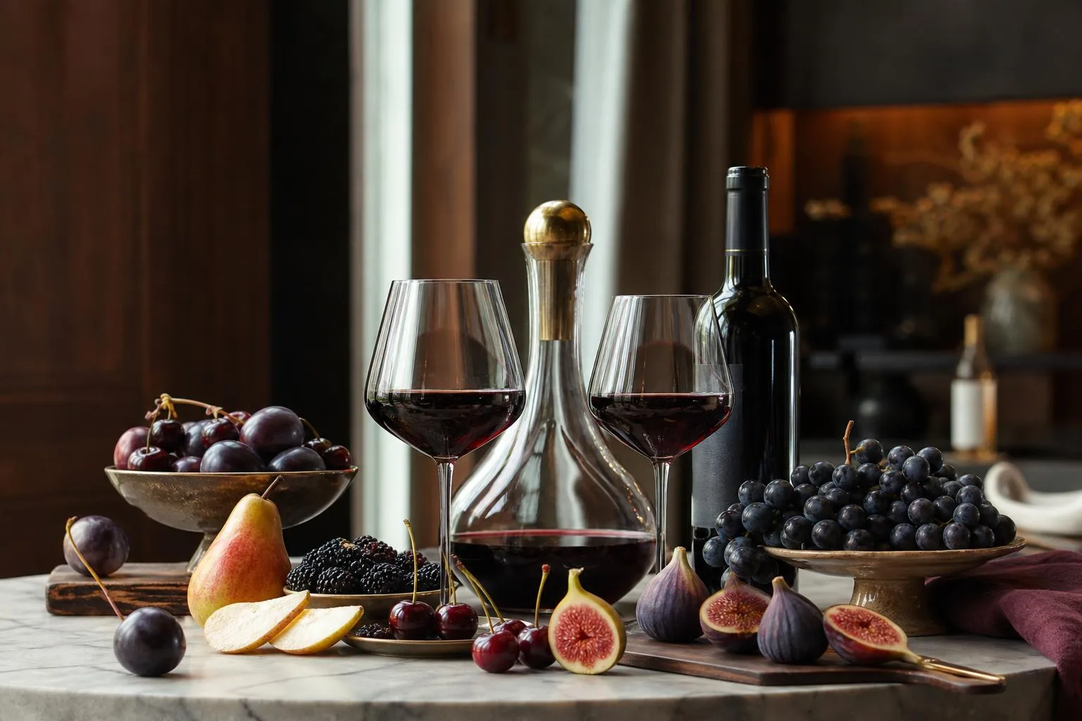 Fruit Goes With Red Wine