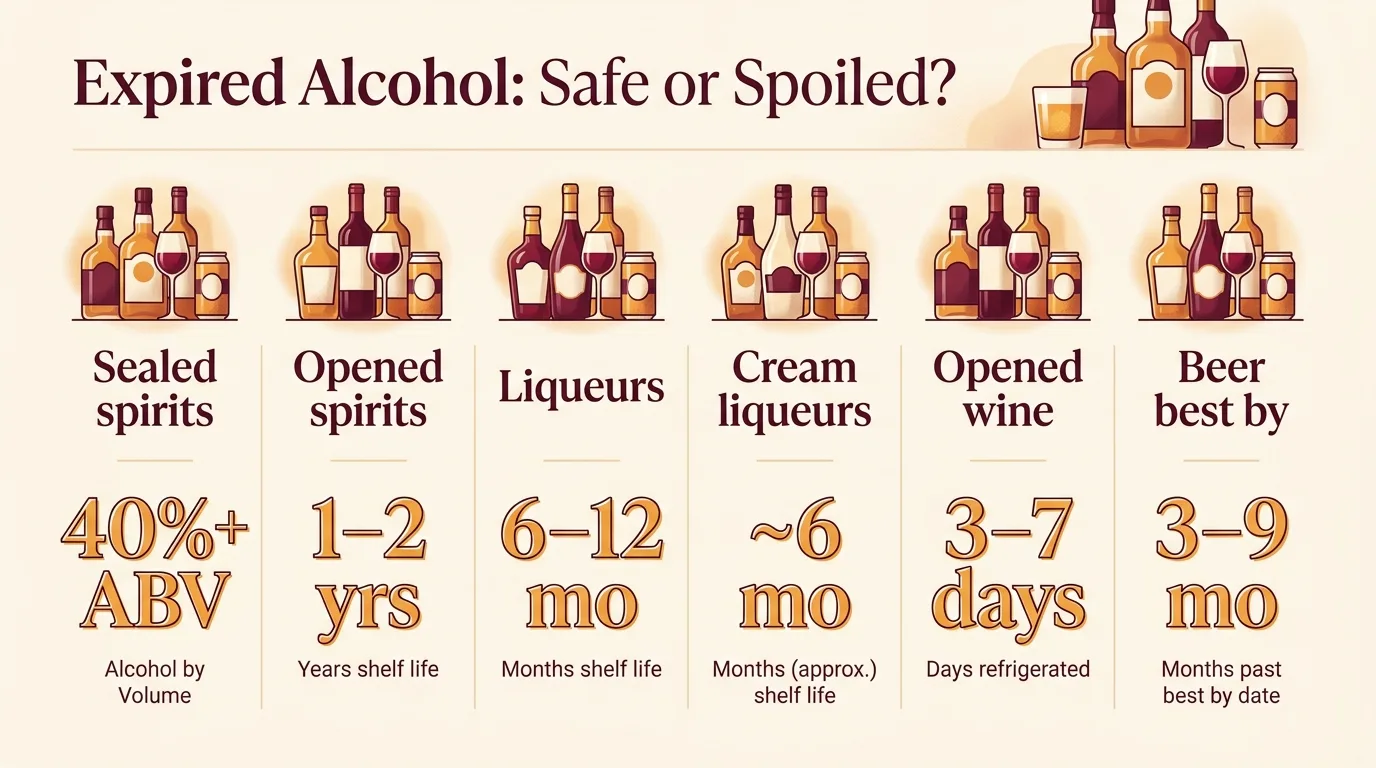 Expired Alcohol: Safe or Spoiled? — key facts at a glance