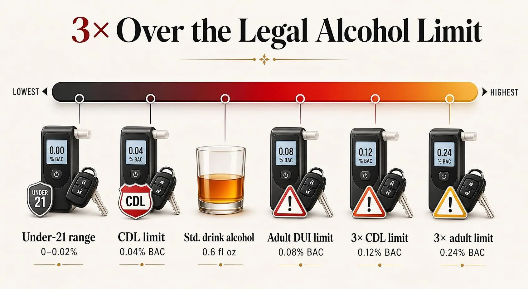 What Is 3 Times Over The Legal Limit Of Alcohol? 1 3× Over the Legal Alcohol Limit — key facts at a glance