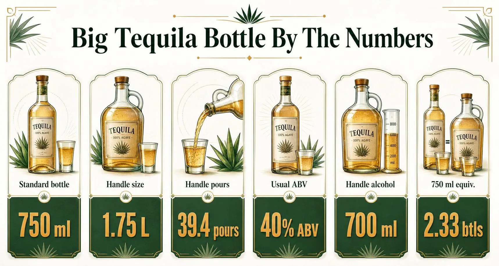 What Is A Big Bottle Of Tequila? Professional Answer 1 Big Tequila Bottle By The Numbers — key facts at a glance