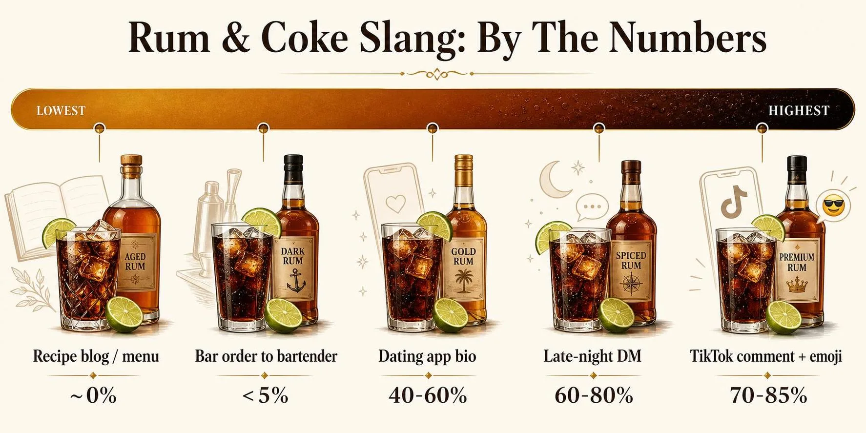 Rum & Coke Slang: By The Numbers — key facts at a glance