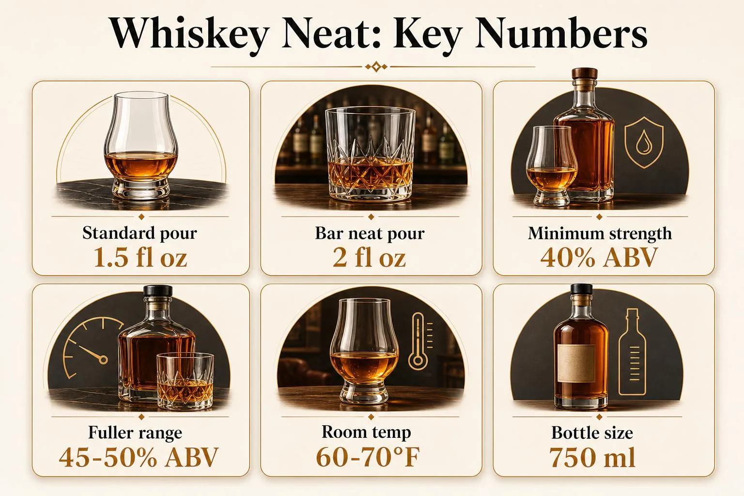 What Is A Whiskey Neat? 1 Whiskey Neat: Key Numbers — key facts at a glance
