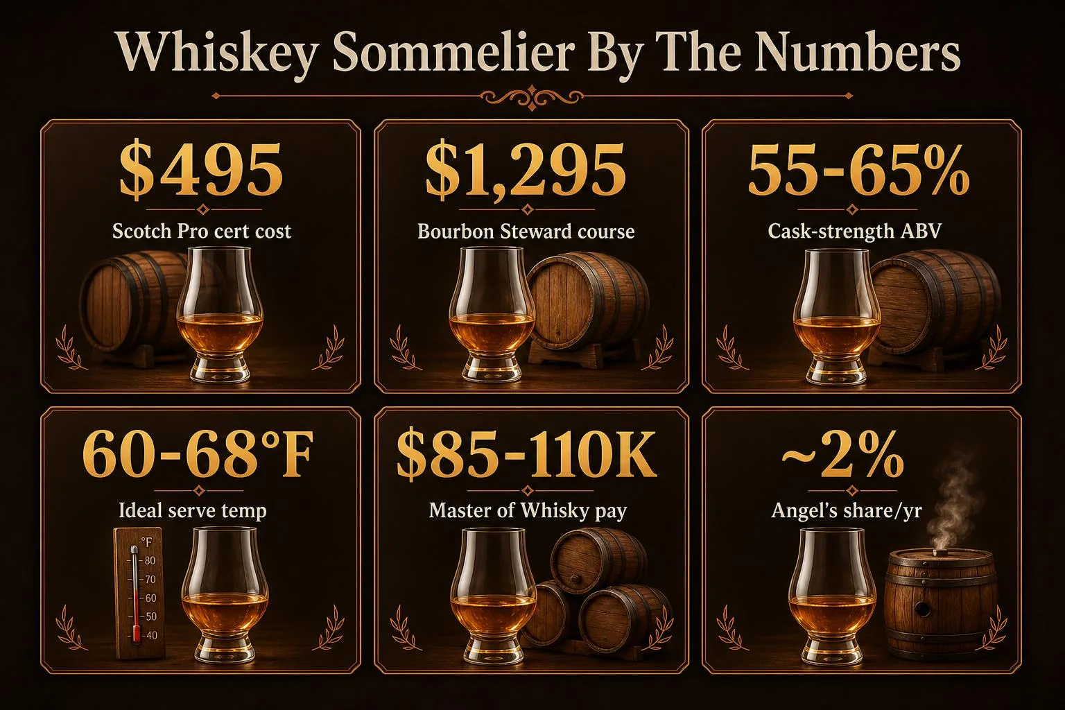 What Is A Whiskey Sommelier? Facts To Know 1 Whiskey Sommelier By The Numbers — key facts at a glance