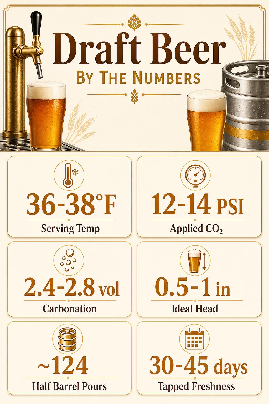 What is Draft Beer? All Information Easiest To Understand 1 Draft Beer By The Numbers — key facts at a glance