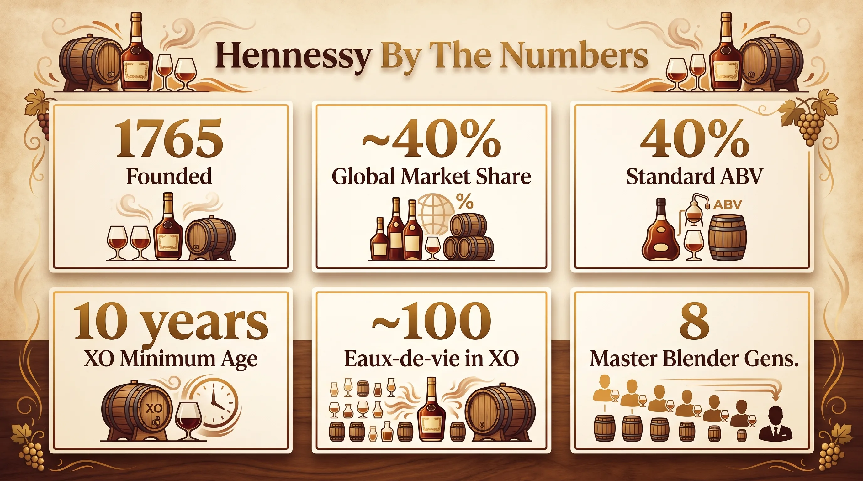 Hennessy By The Numbers — key facts at a glance