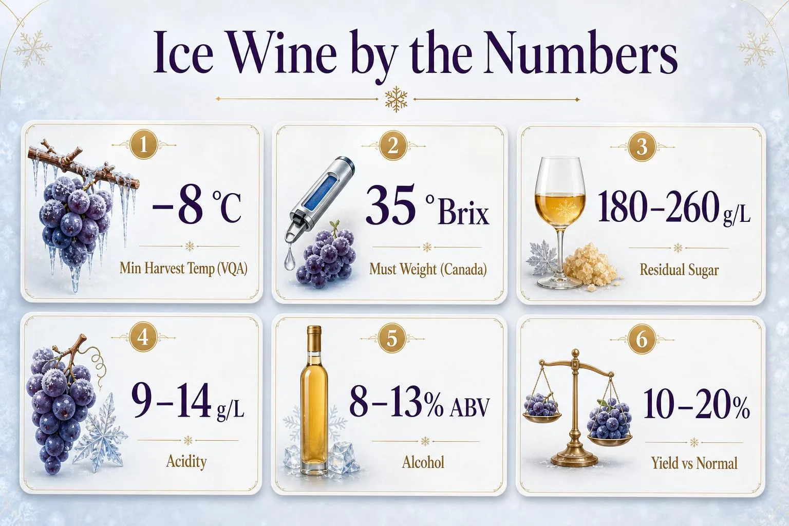 Ice Wine by the Numbers — key facts at a glance