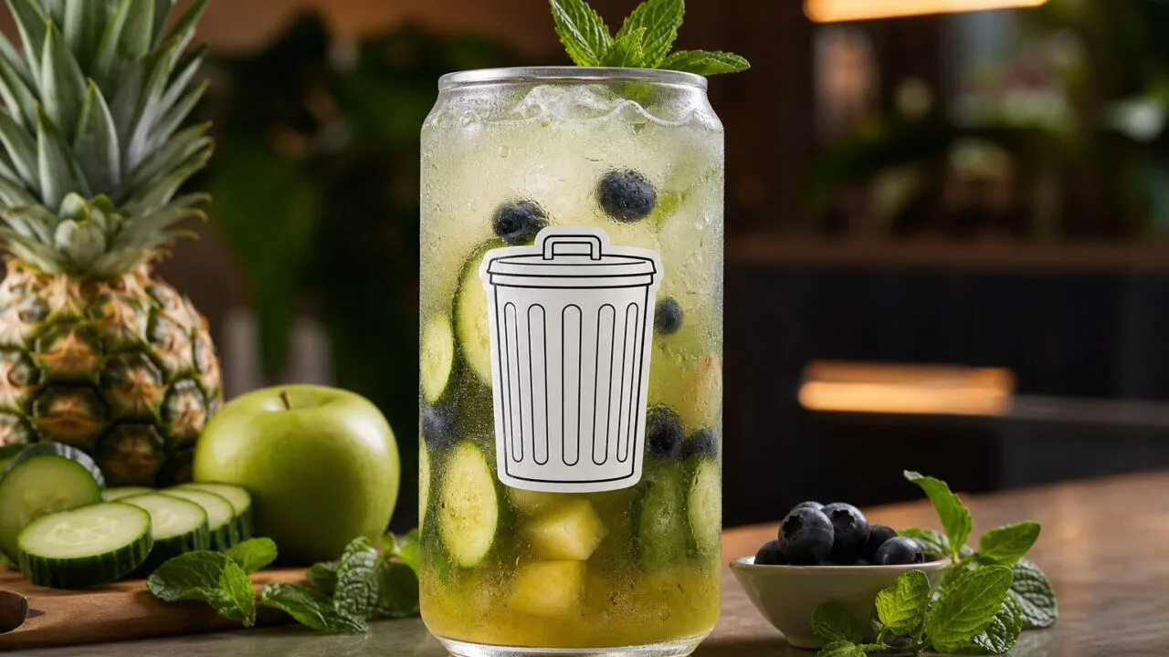 What Is In A Trash Can Drink