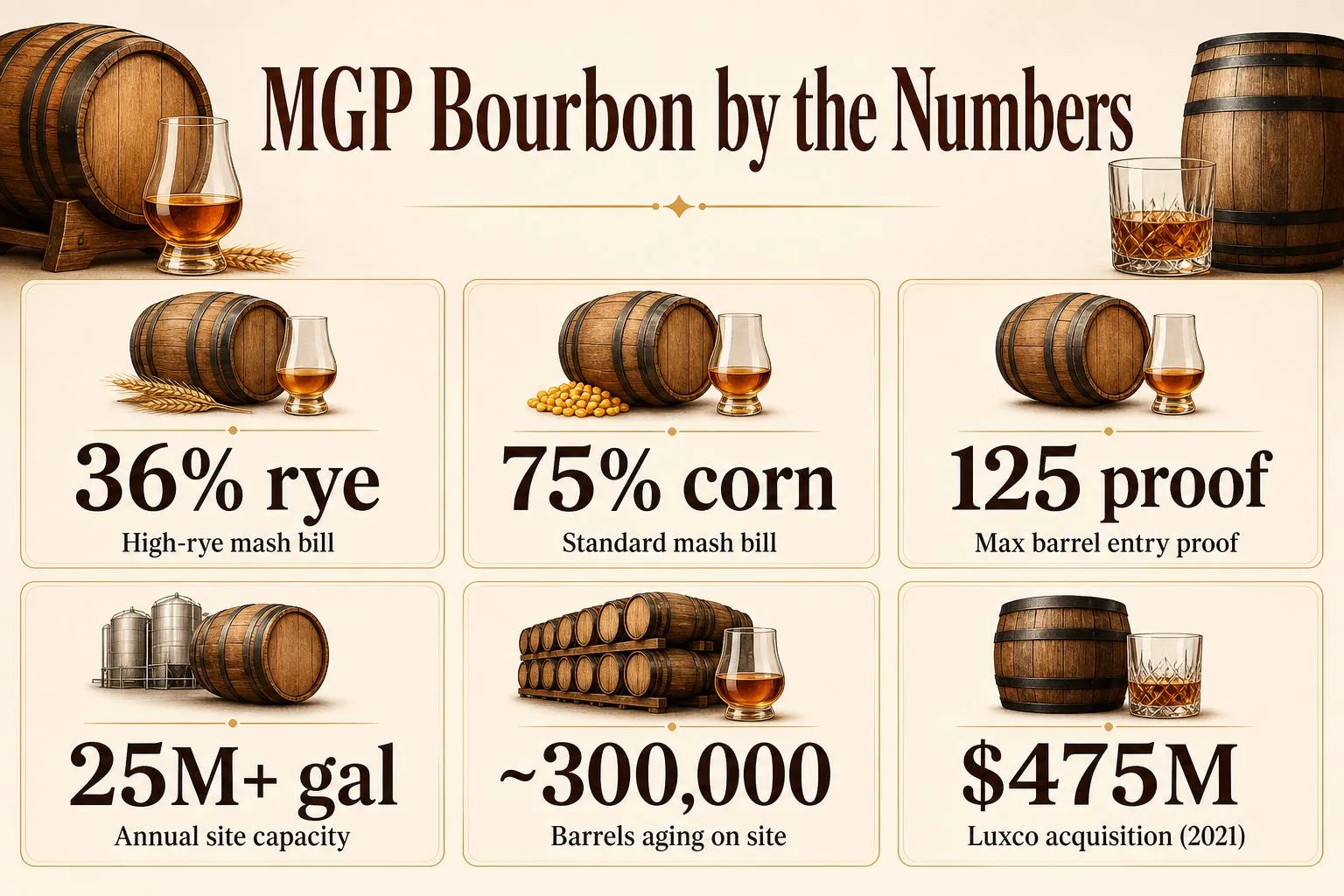 What Is Mgp Bourbon? 1 MGP Bourbon by the Numbers — key facts at a glance
