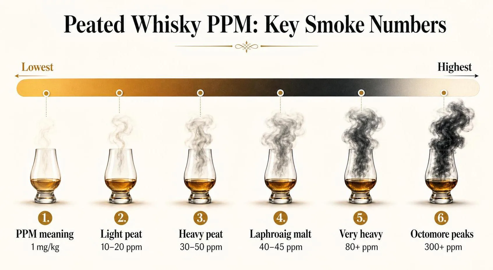 Peated Whisky PPM: Key Smoke Numbers — key facts at a glance