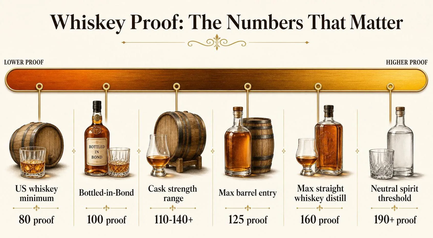 Whiskey Proof: The Numbers That Matter — key facts at a glance