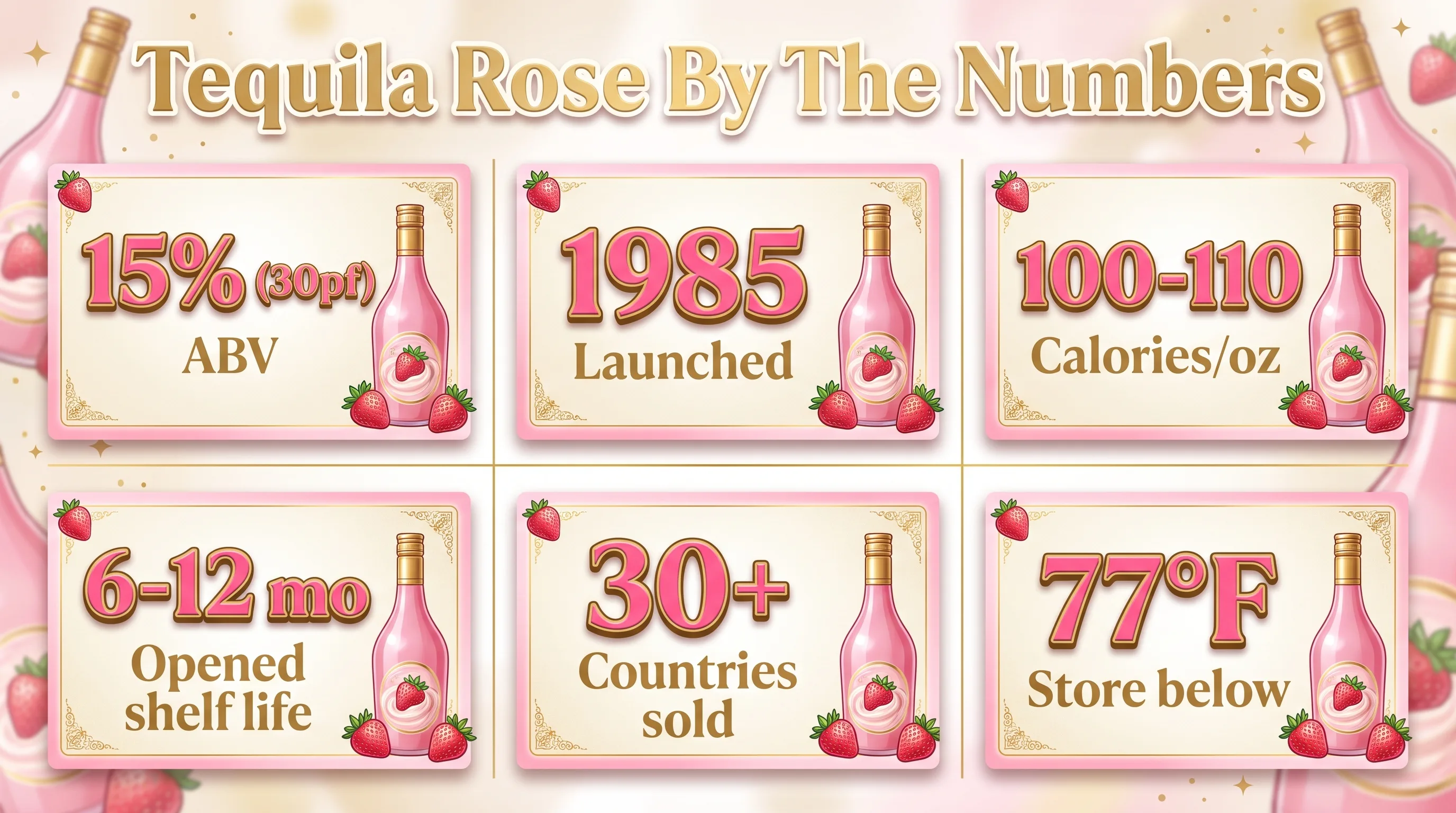 Tequila Rose By The Numbers — key facts at a glance