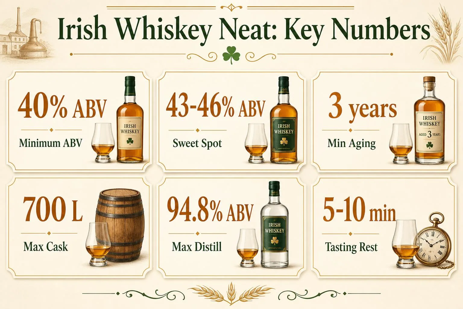 What Is The Best Irish Whiskey To Drink Straight? 1 Irish Whiskey Neat: Key Numbers — key facts at a glance