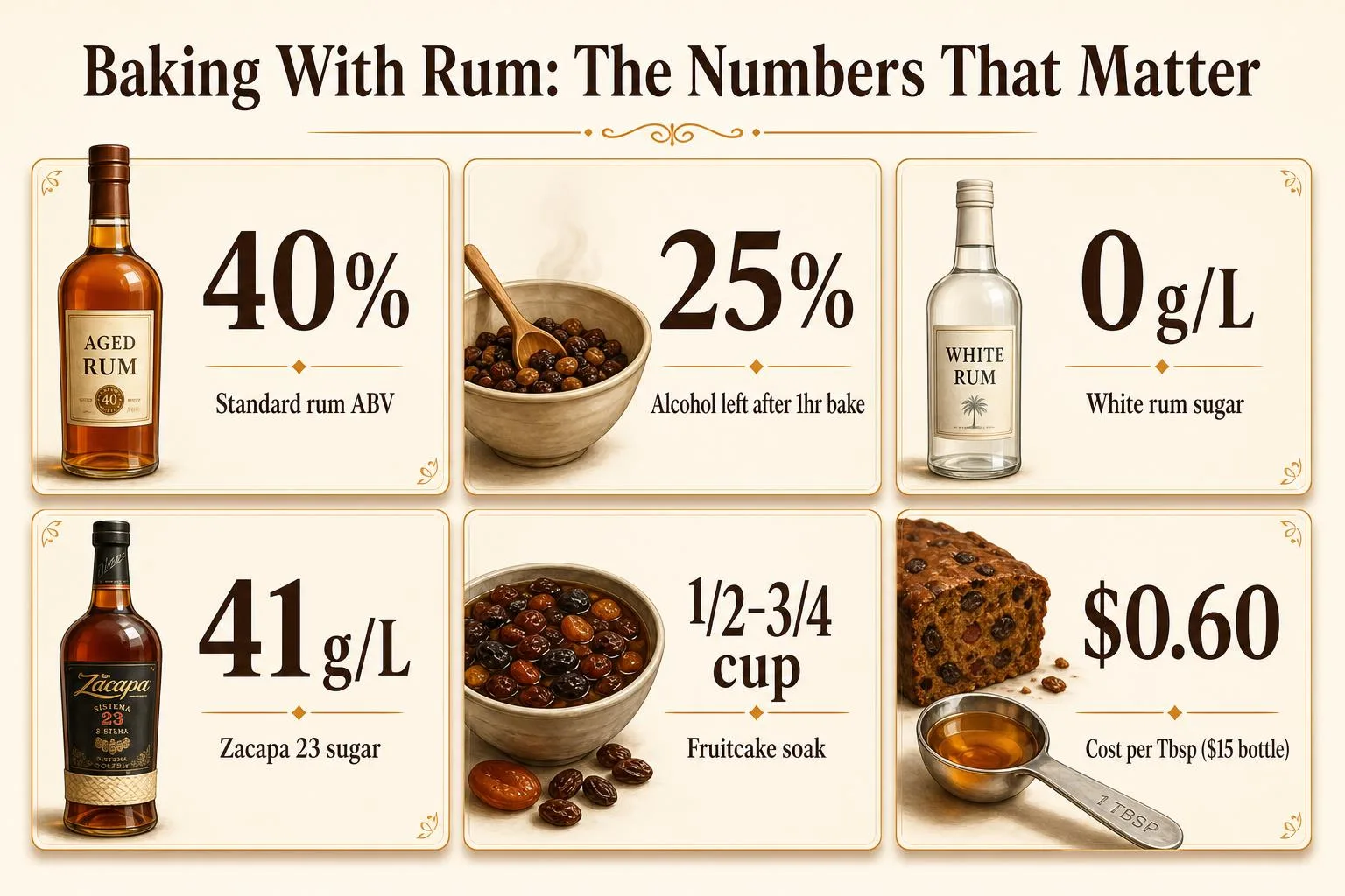 What Is The Best Rum For Baking? 1 Baking With Rum: The Numbers That Matter — key facts at a glance