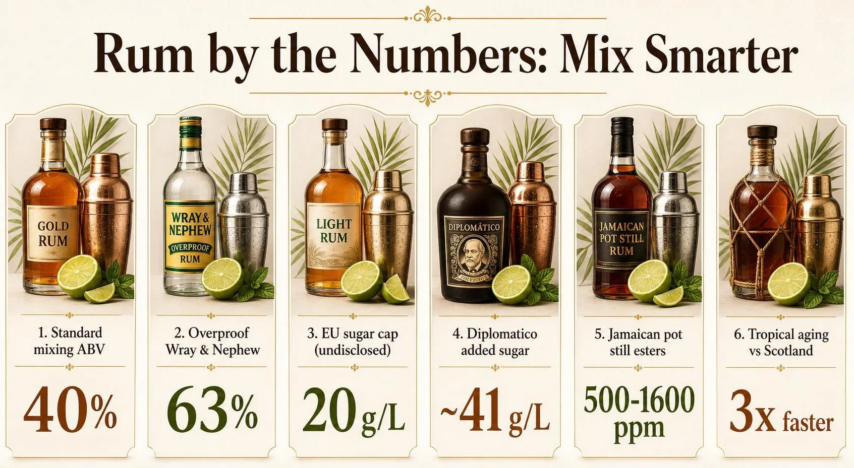 Rum by the Numbers: Mix Smarter — key facts at a glance