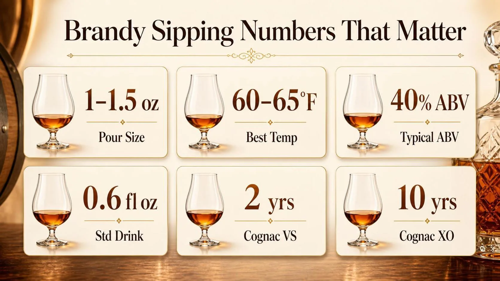 What Is The Best Way To Drink Brandy? 1 Brandy Sipping Numbers That Matter — key facts at a glance