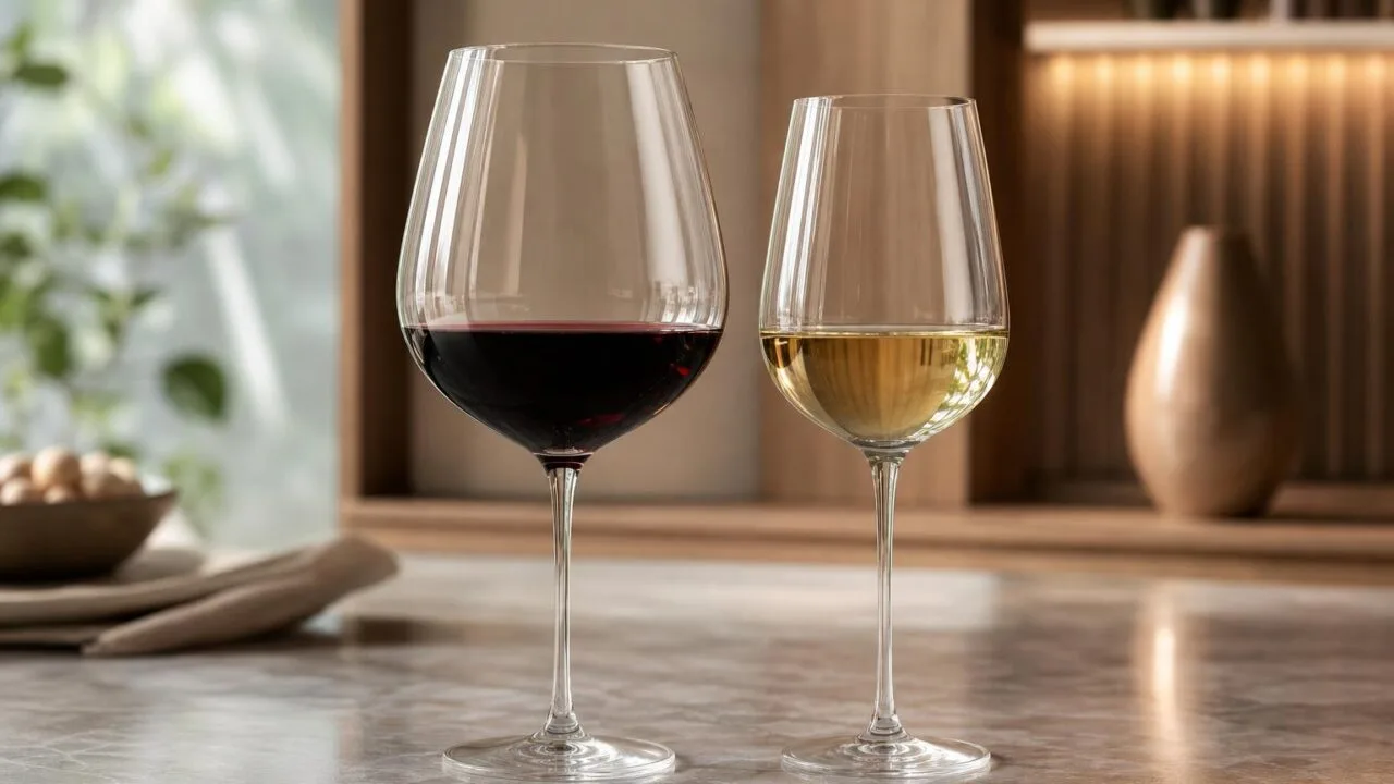 What Is The Difference Between Red And White Wine Glasses