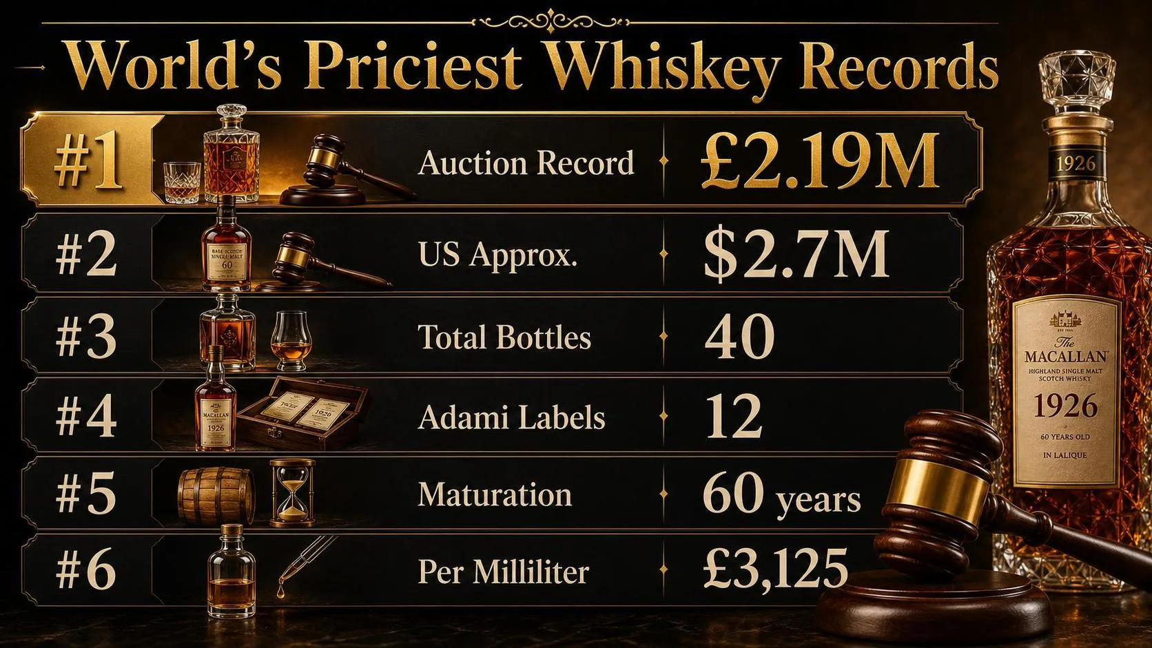 What Is The Most Expensive Whiskey? 1 World’s Priciest Whiskey Records — key facts at a glance