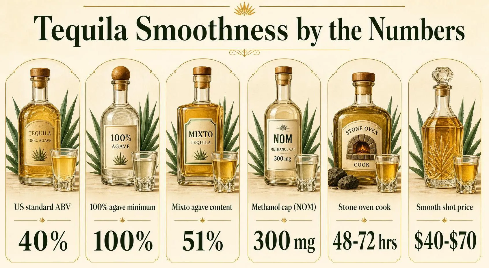 What Is The Smoothest Tequila For Shots? 1 Tequila Smoothness by the Numbers — key facts at a glance