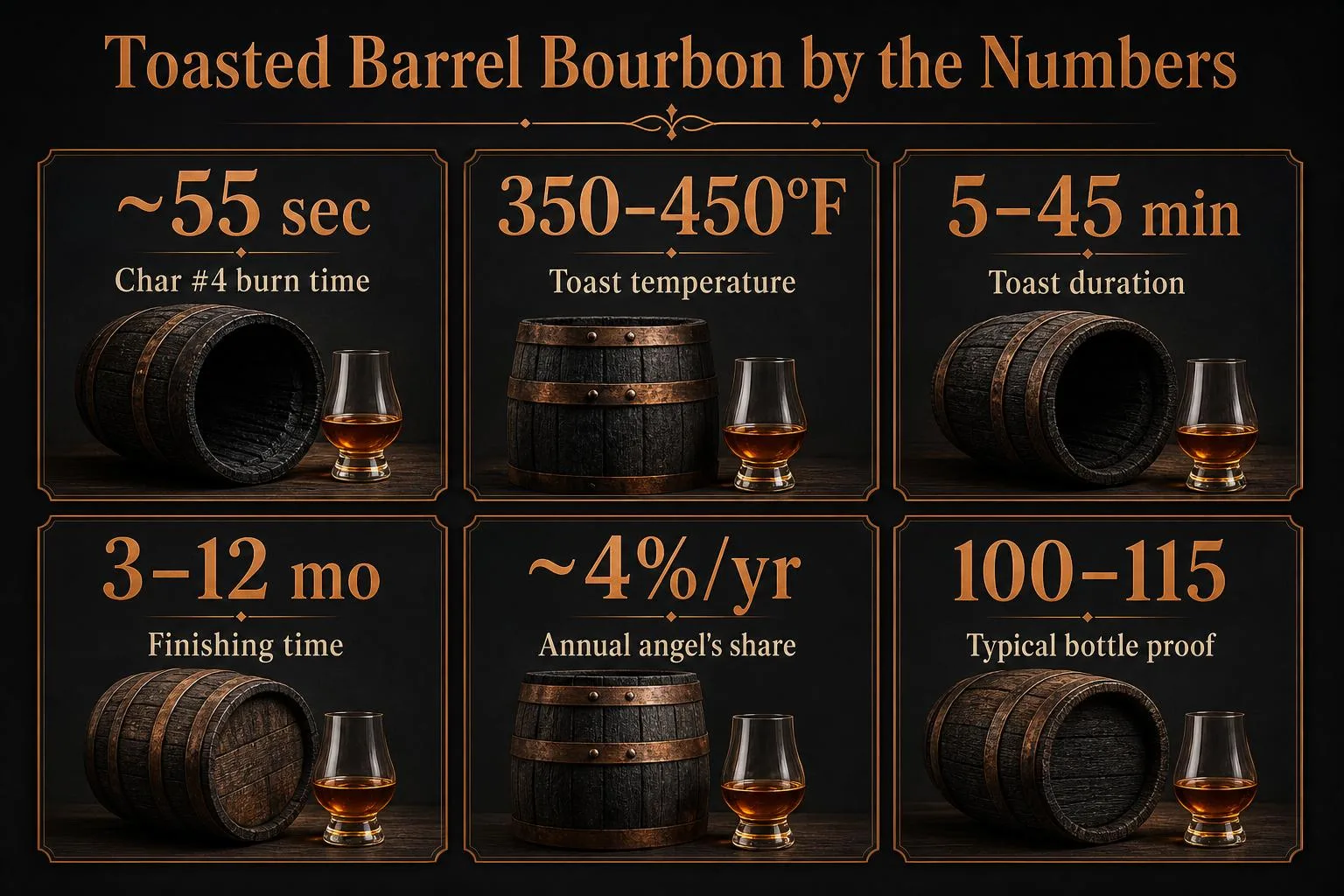 What Is Toasted Barrel Bourbon? 1 Toasted Barrel Bourbon by the Numbers — key facts at a glance
