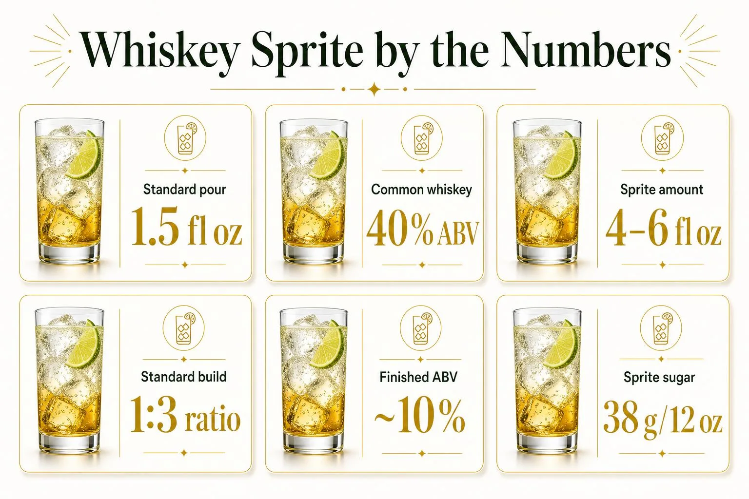 Whiskey Sprite by the Numbers — key facts at a glance