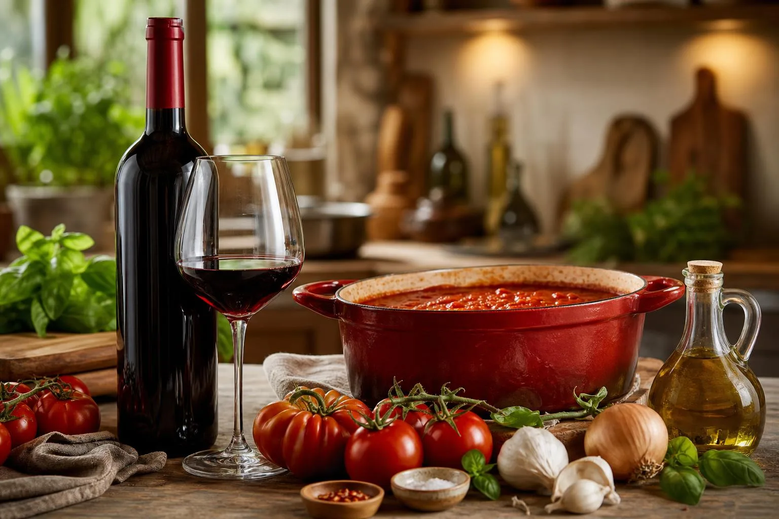 What Kind Of Red Wine For Spaghetti Sauce
