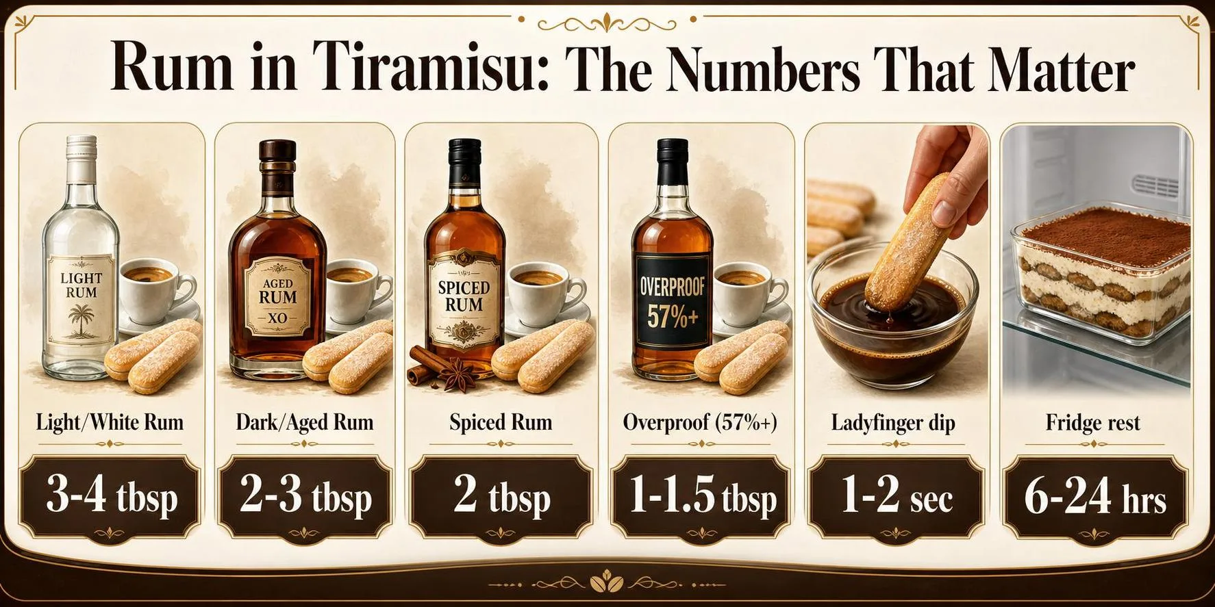 Rum in Tiramisu: The Numbers That Matter — key facts at a glance