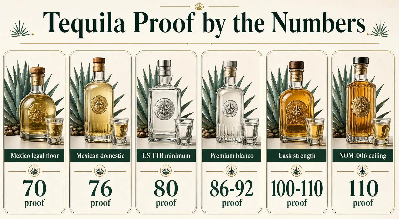 What Proof Is Tequila? 1 Tequila Proof by the Numbers — key facts at a glance