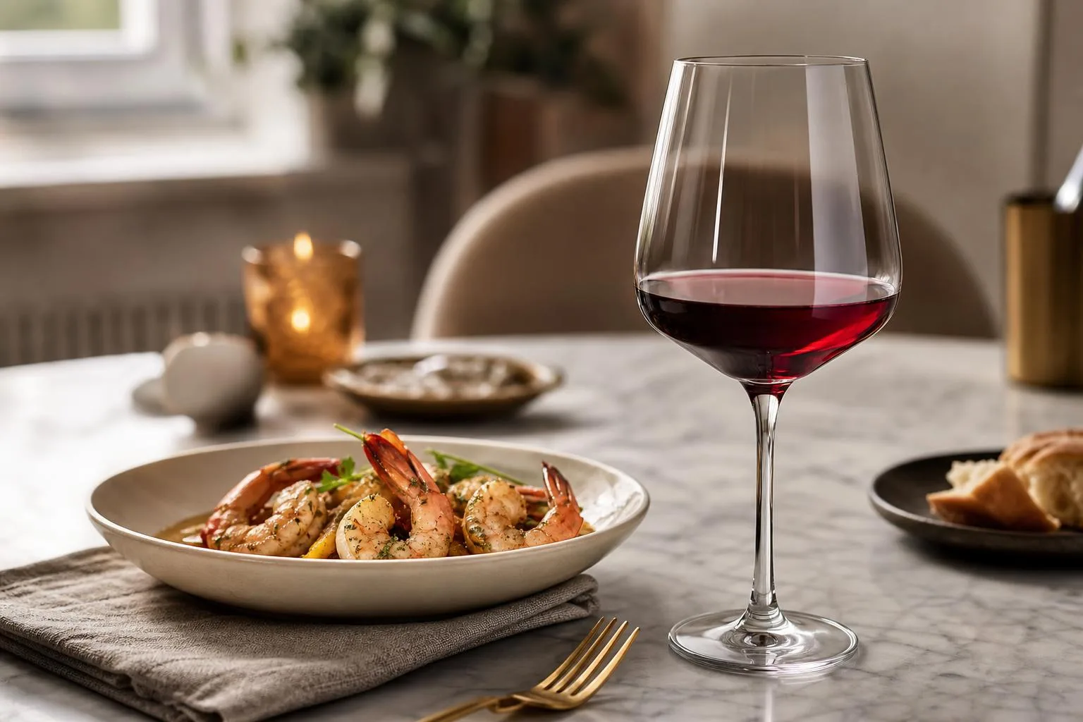 What Red Wine Goes With Shrimp