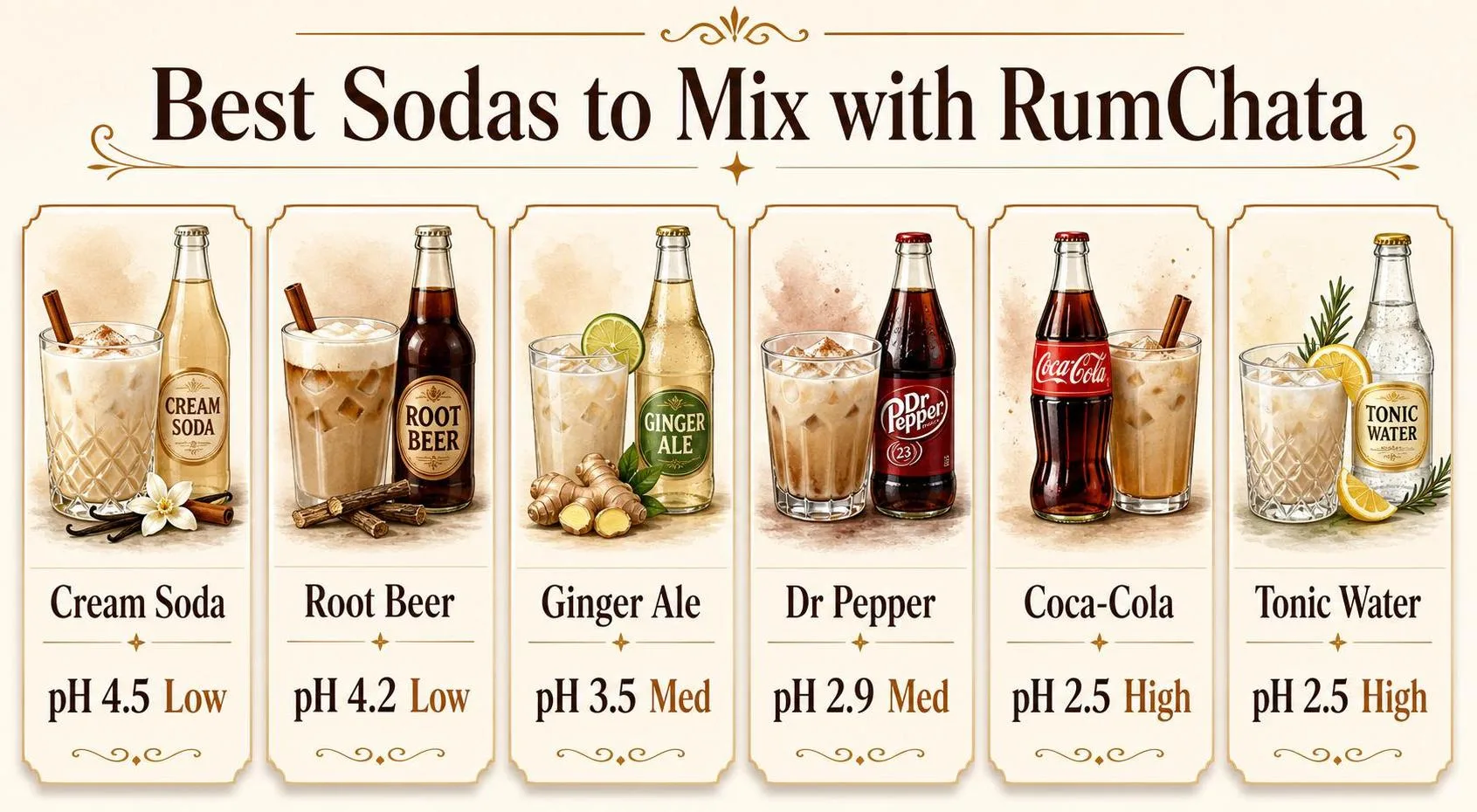 What Soda Do You Mix With Rum Chata? 1 Best Sodas to Mix with RumChata — key facts at a glance