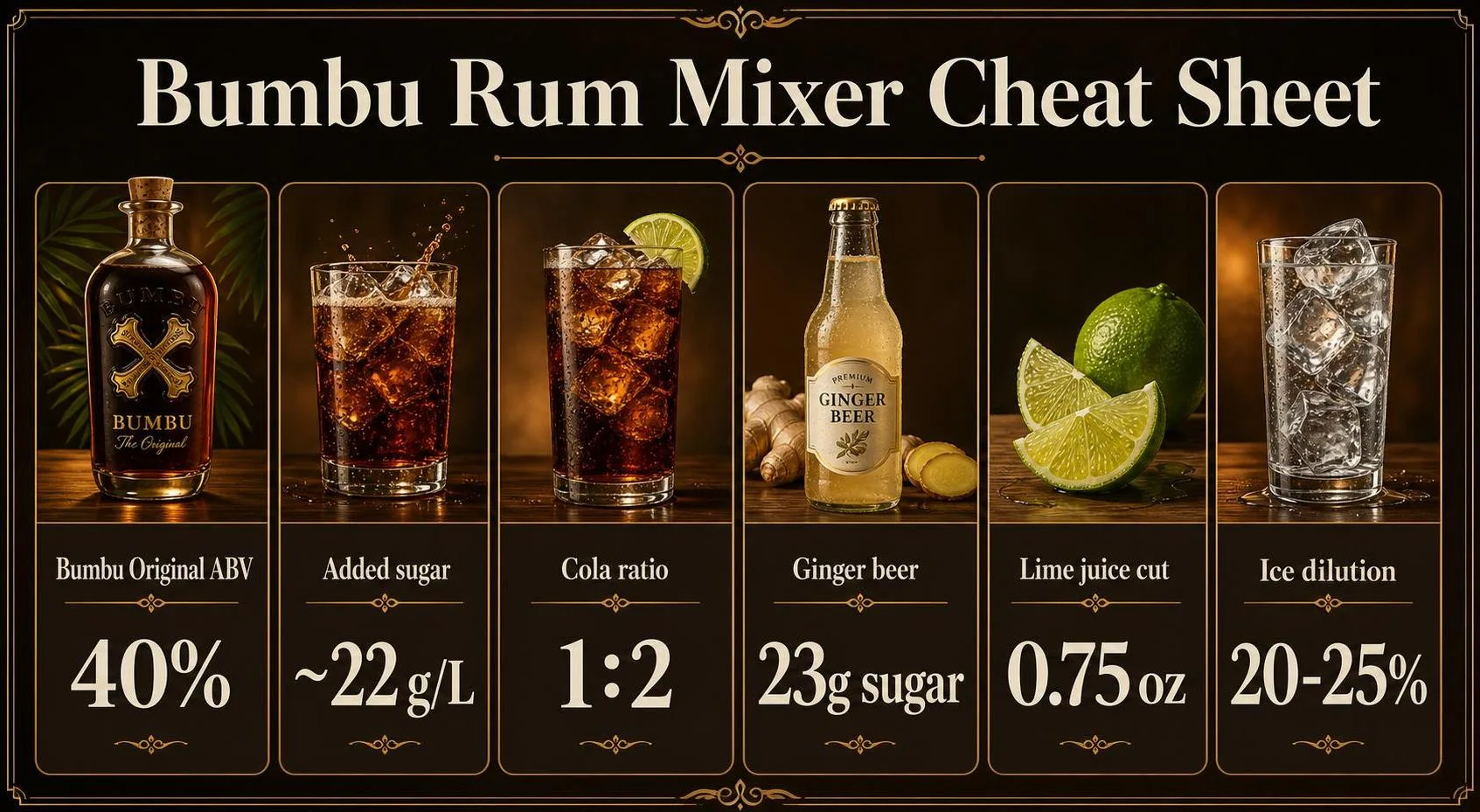 Bumbu Rum Mixer Cheat Sheet — key facts at a glance