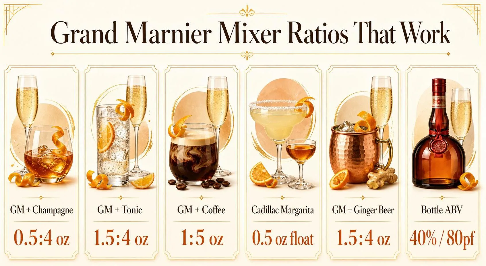 Grand Marnier Mixer Ratios That Work — key facts at a glance