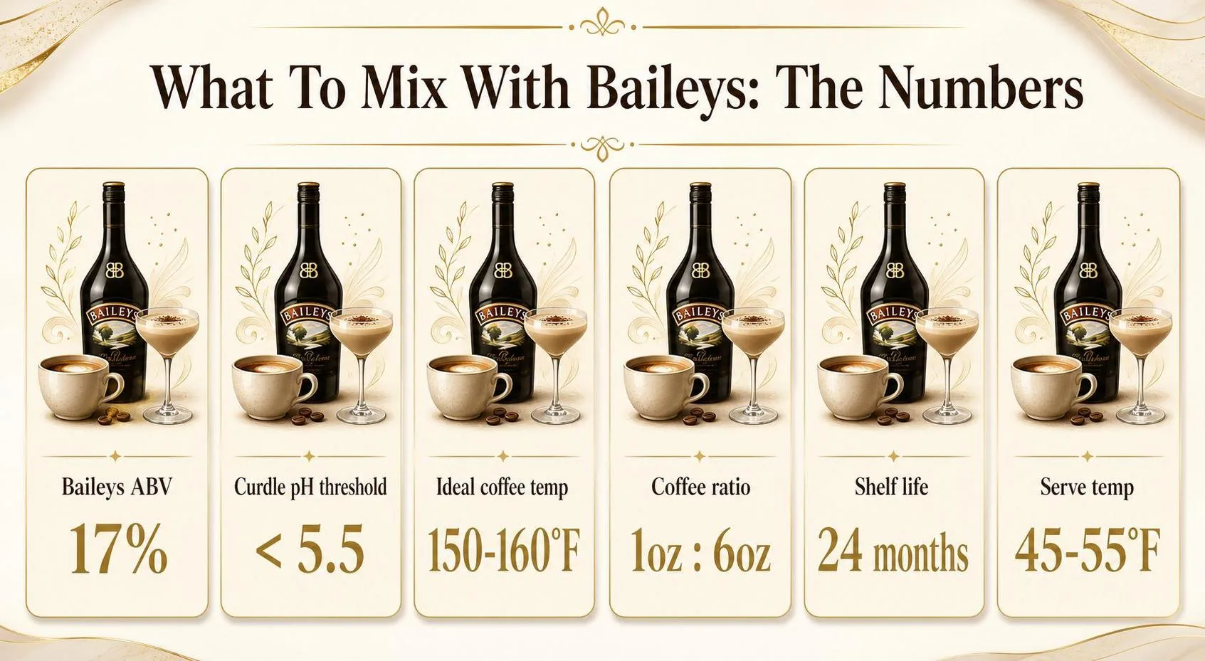 What To Mix With Baileys: The Numbers — key facts at a glance