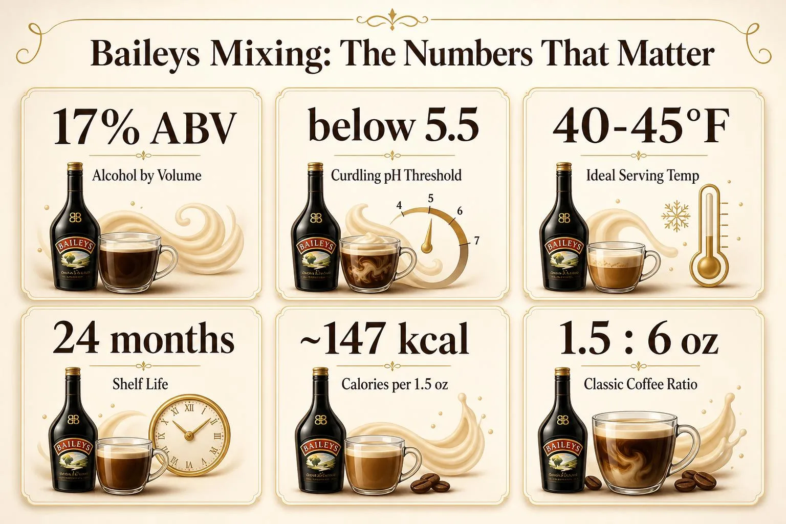What To Mix With Baileys Irish Cream? 1 Baileys Mixing: The Numbers That Matter — key facts at a glance