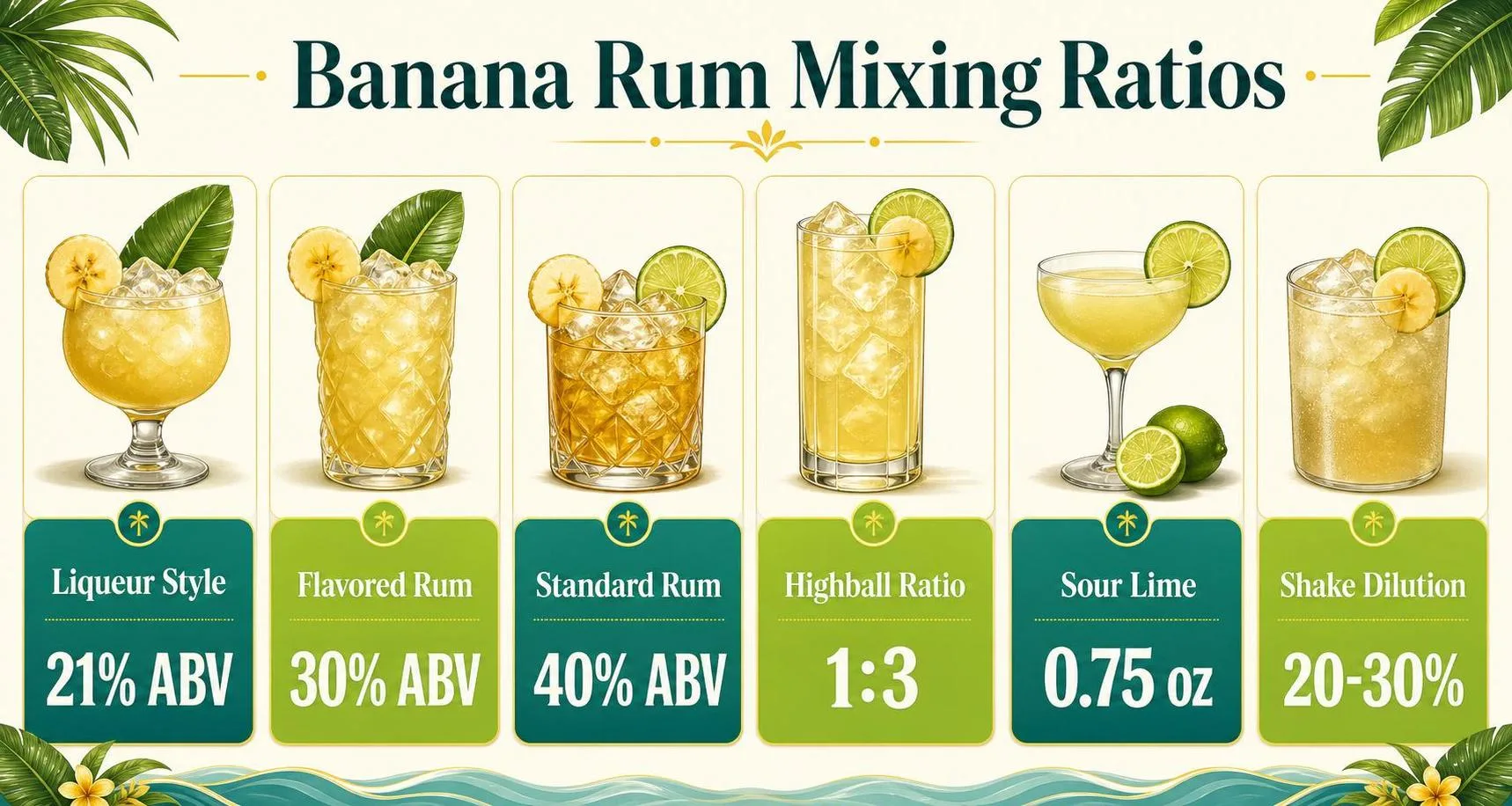Banana Rum Mixing Ratios — key facts at a glance