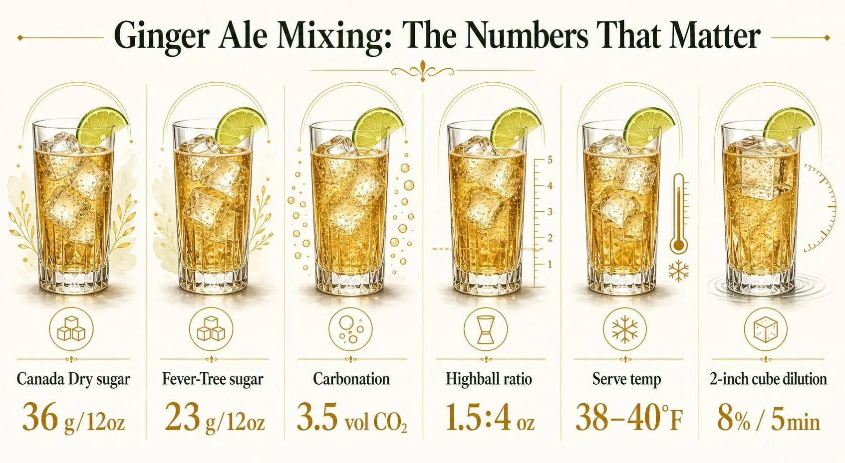 Ginger Ale Mixing: The Numbers That Matter — key facts at a glance