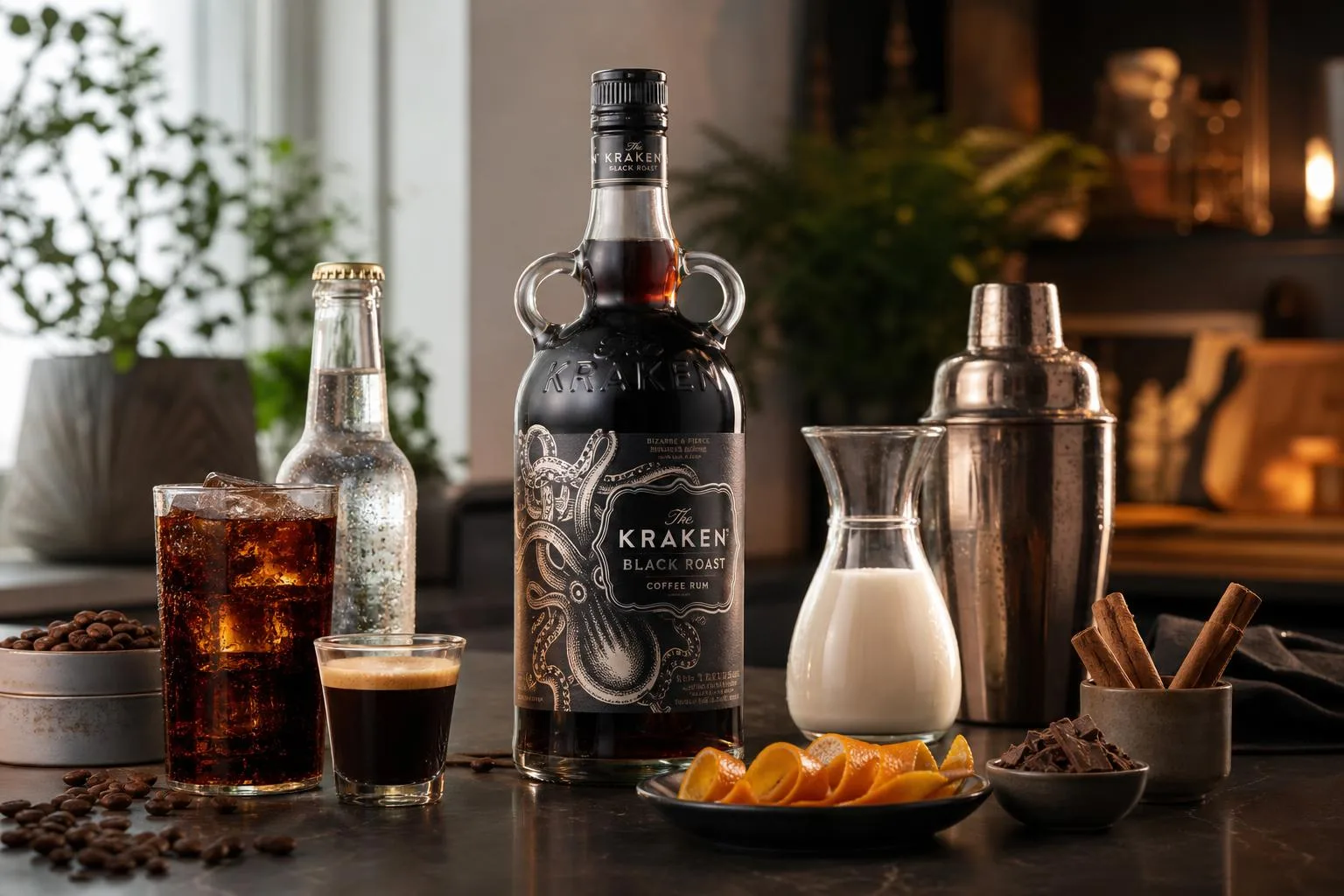 What To Mix With Kraken Black Roast Coffee Rum