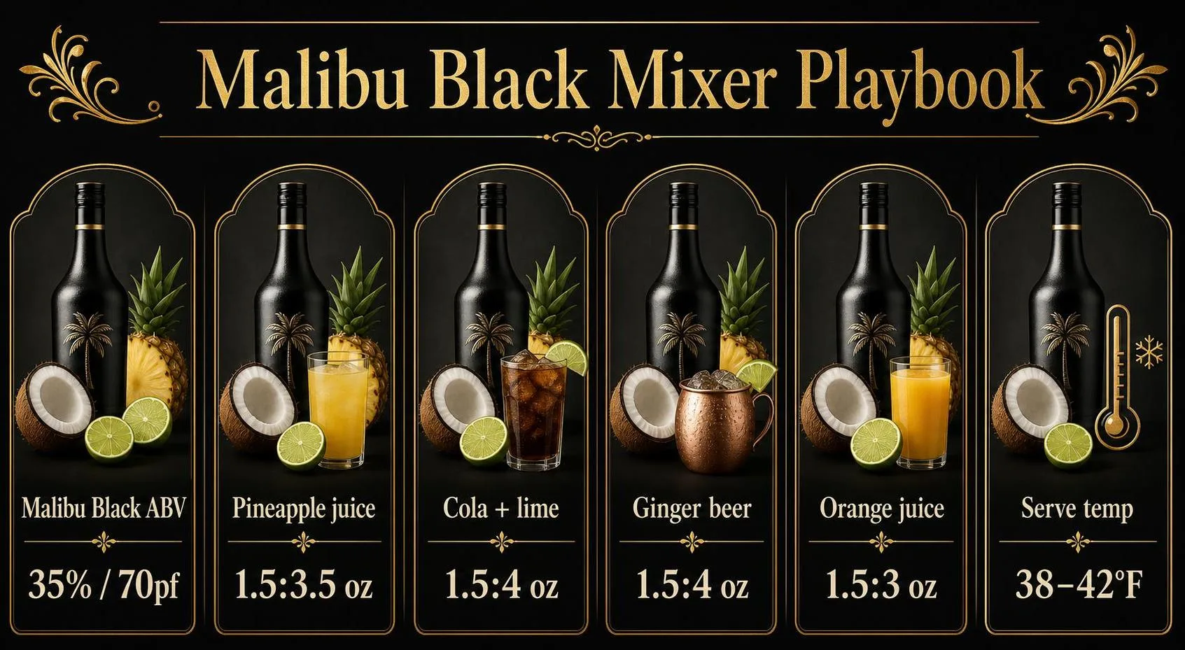 Malibu Black Mixer Playbook — key facts at a glance
