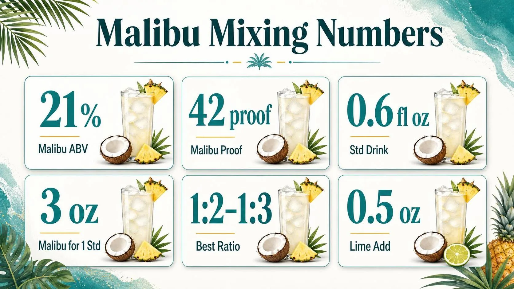 Malibu Mixing Numbers — key facts at a glance